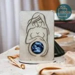 Kornizë druri për ekon e bebit