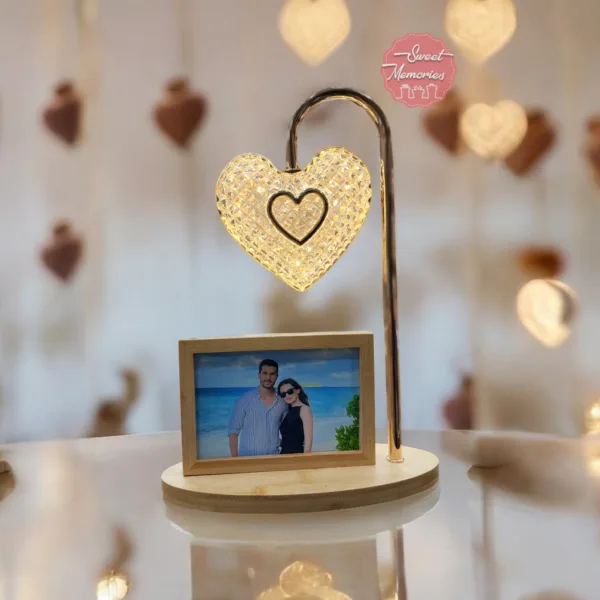 Abazhur në formë zemre