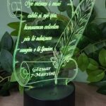 Led lamp me dedikim për 7-Marsin