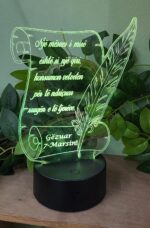 Led lamp me dedikim për 7-Marsin