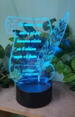 Led lamp me dedikim për 7-Marsin 3