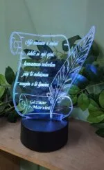 Led lamp me dedikim për 7-Marsin 2