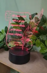 Led lamp me dedikim për 7-Marsin 3