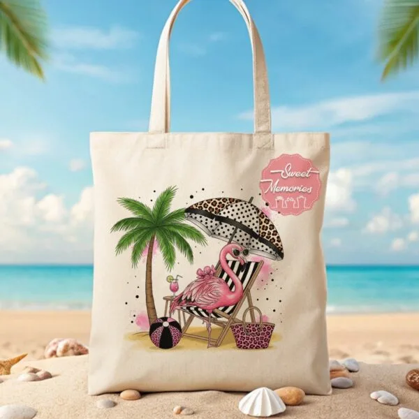 Tote bag Pink Flamingo