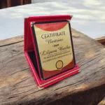 Trofe kamosh - Çertifikatë mirënjohje