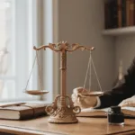 Peshore Drejtësie Dekorative – Dhuratë për Juristë & Avokatë