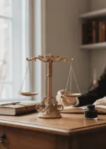 Peshore Drejtësie Dekorative – Dhuratë për Juristë & Avokatë