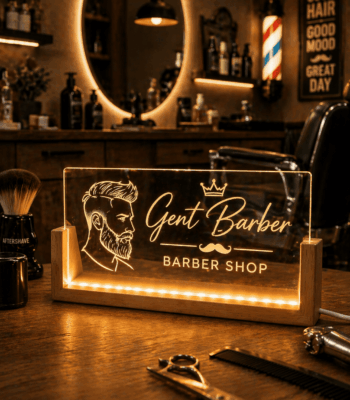 led i personalizuar per berber, barber